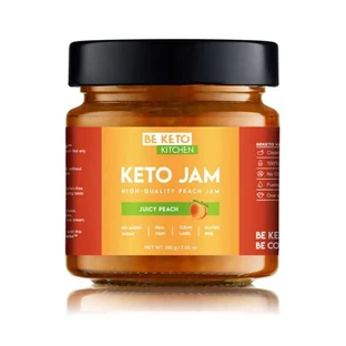 Keto sappige perzikjam 200g BeKeto