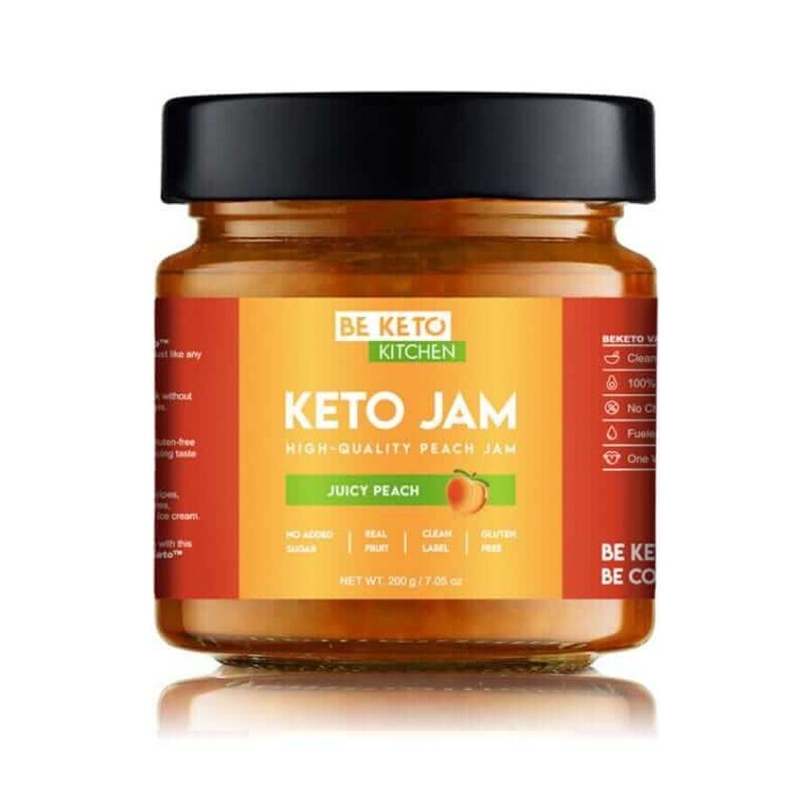 Keto Saftige Pfirsichmarmelade 200g BeKeto