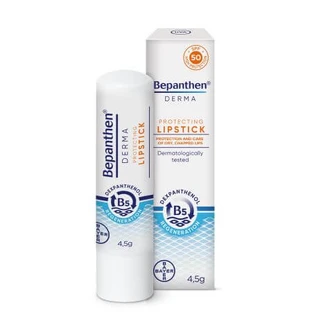 Bepanthen Derma Bálsamo Labial Protector con FPS 50, 4,5 g, Bayer
