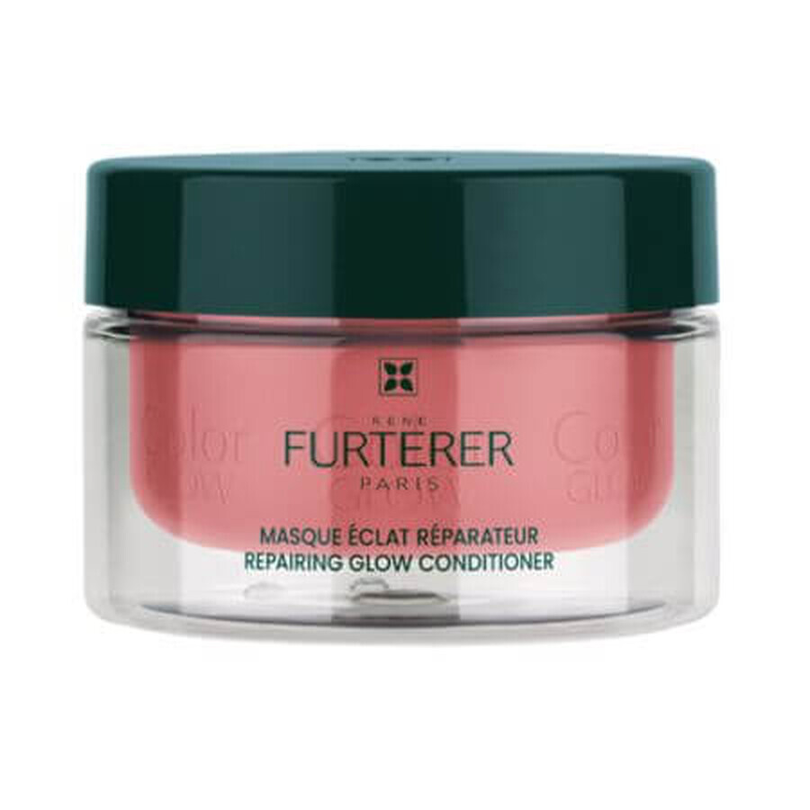 Masque hydratant avec effet réparateur pour cheveux abîmés Colour Glow, 200 ml, Rene Furterer