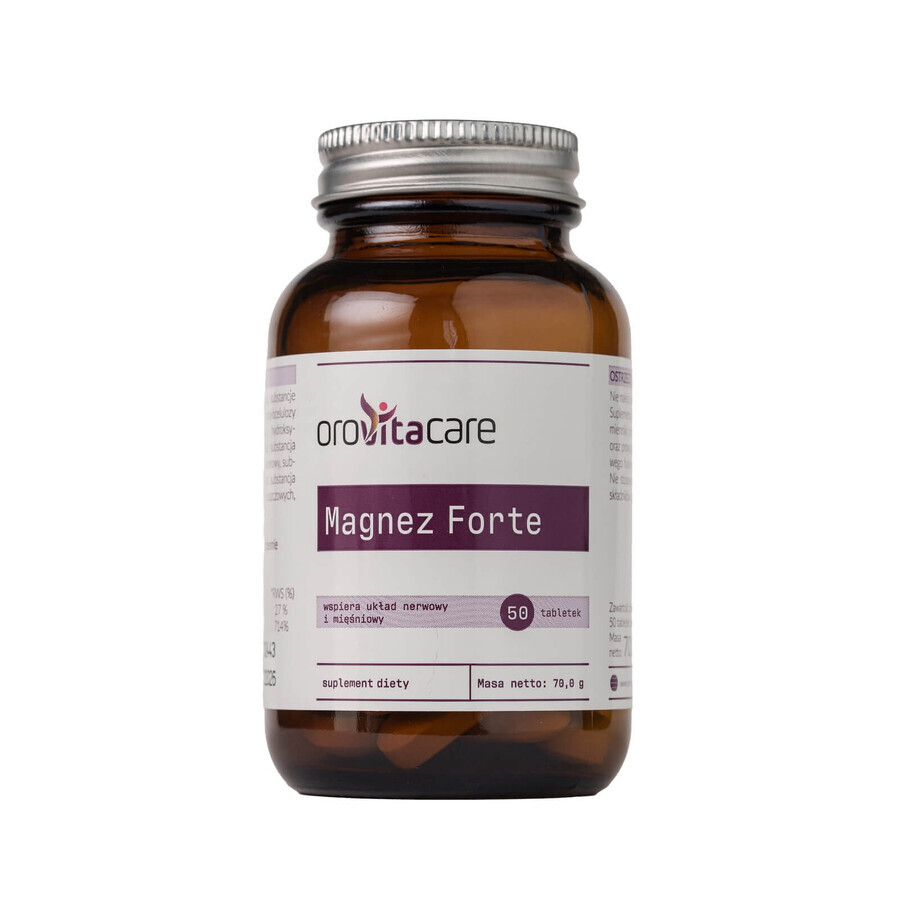 Orovitacare Magnésium Forte, 50 comprimés