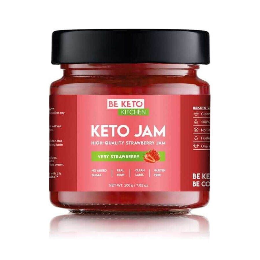 Keto Very Strawberry Jam 200g BeKeto