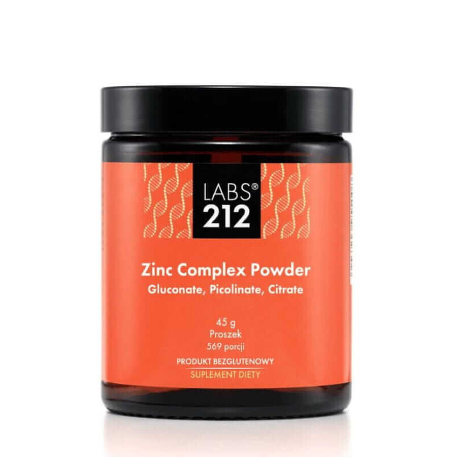Labs212 Zinc Complex polvere (varie forme di zinco) 45g