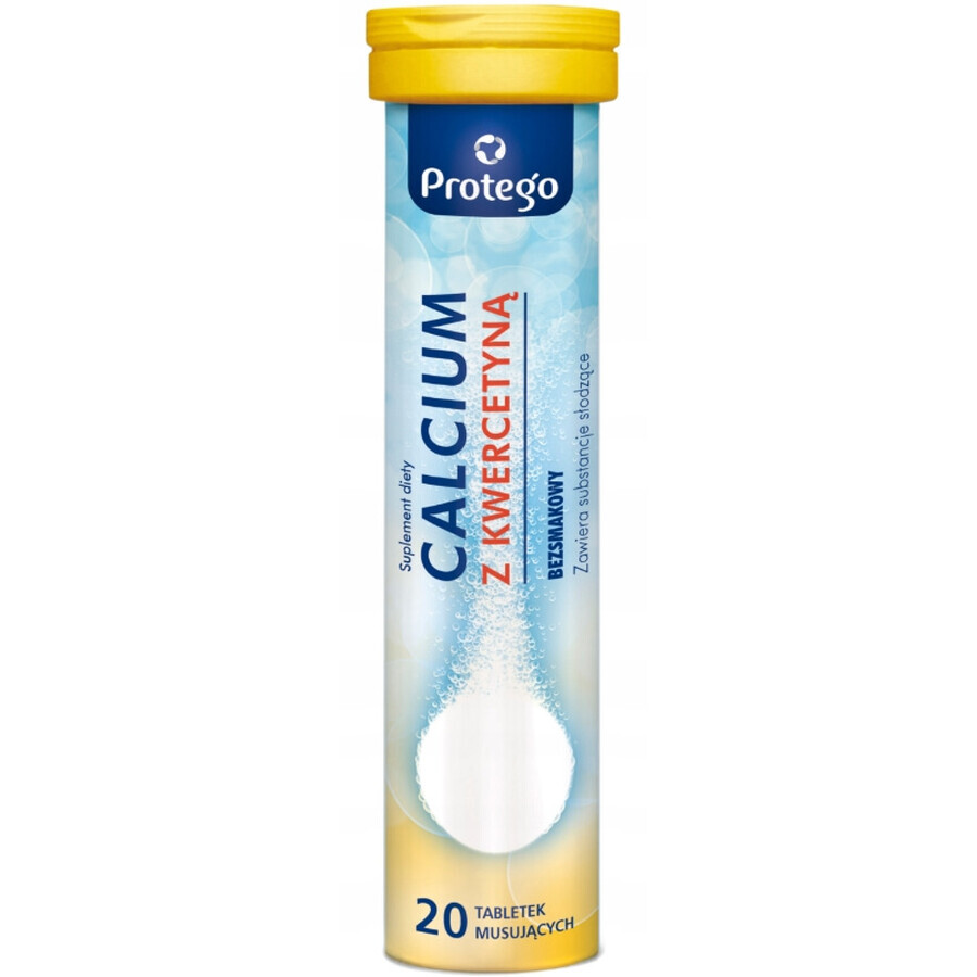 Protego Calcium cu Quercetin, 20 comprimate efervescente