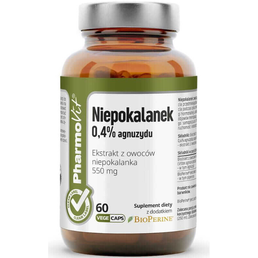 Immaculata 0,4% agnuside 60 capsule Pharmovit Clean Label