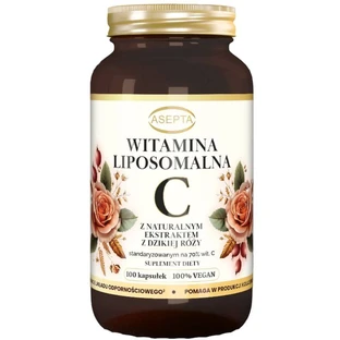 Liposomales Vitamin C mit Hagebutte 100 Kapseln ASEPTA