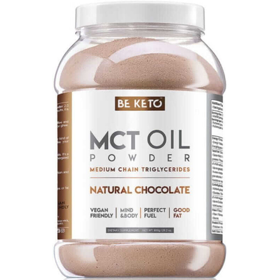 MCT Oil Powder - Ciocolată naturală 800g BeKeto