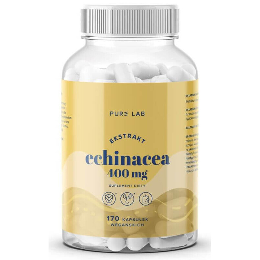 Reines Labor Echinacea-Extrakt 400 mg 170 Kapseln
