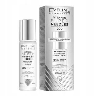 Eveline Cosmetics Super Needles Vitamin 200 Meso-elixir, activateur de renouvellement de la peau, 30 ml