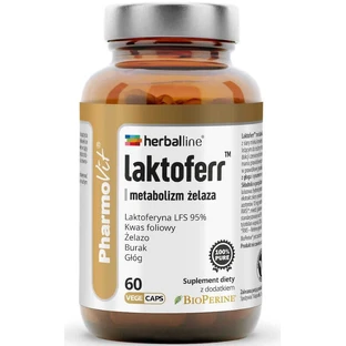 Pharmovit Herballine Lactoferr - ijzermetabolisme 60 capsules