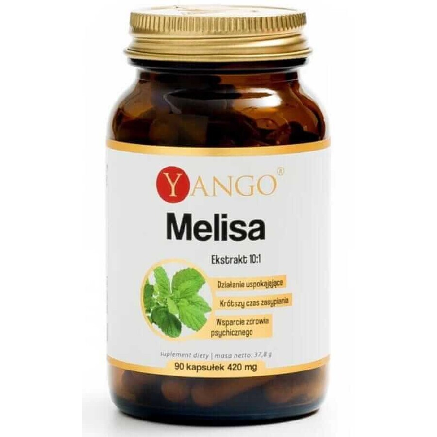 Extracto de Melisa 90 cápsulas Yango