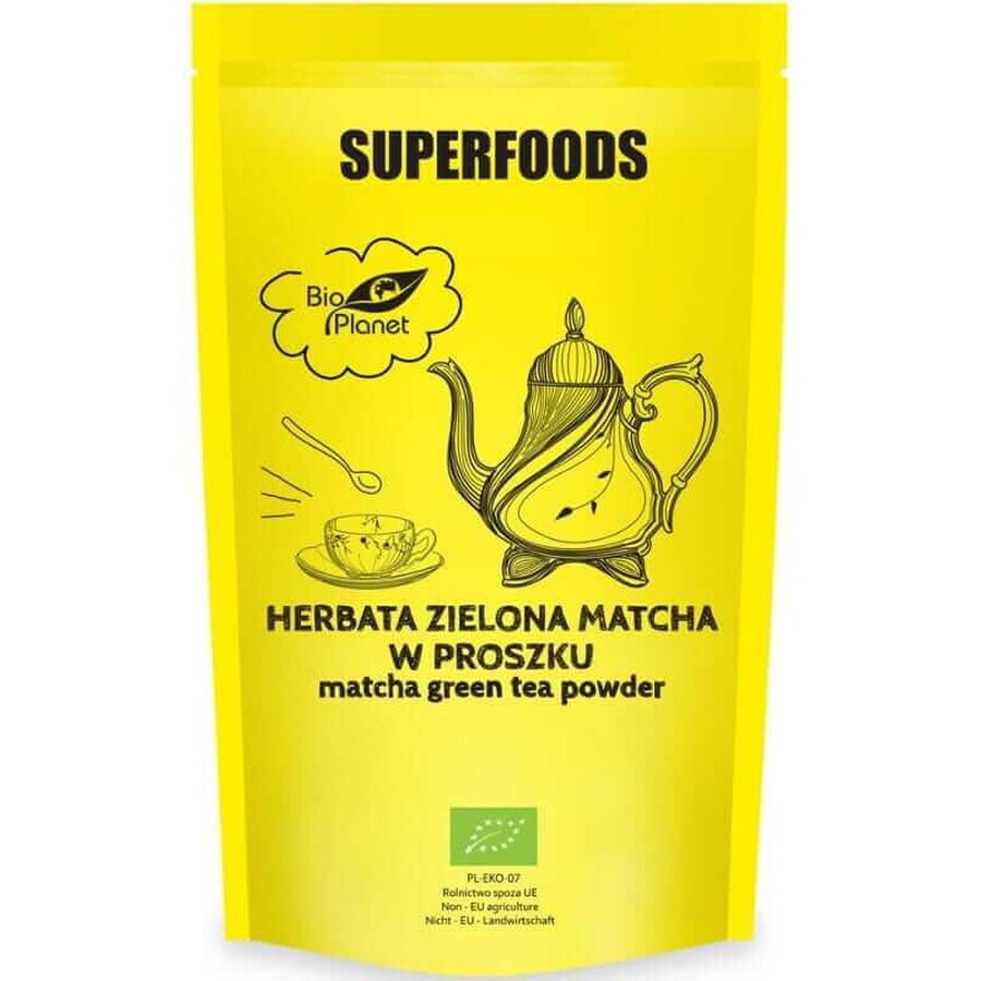 SUPERFOODS Matcha ceai verde pulbere BIO 100g BIO PLANET