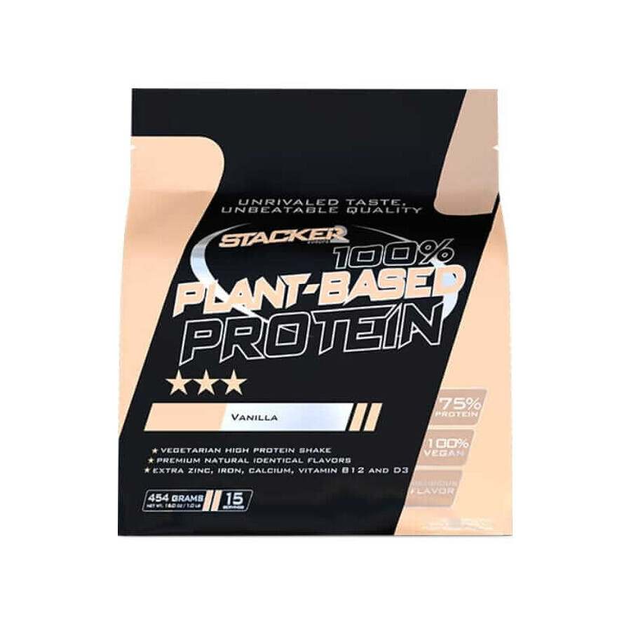 100% Plant Based Protein - Vainilla - 454 g Stacker2 Europe