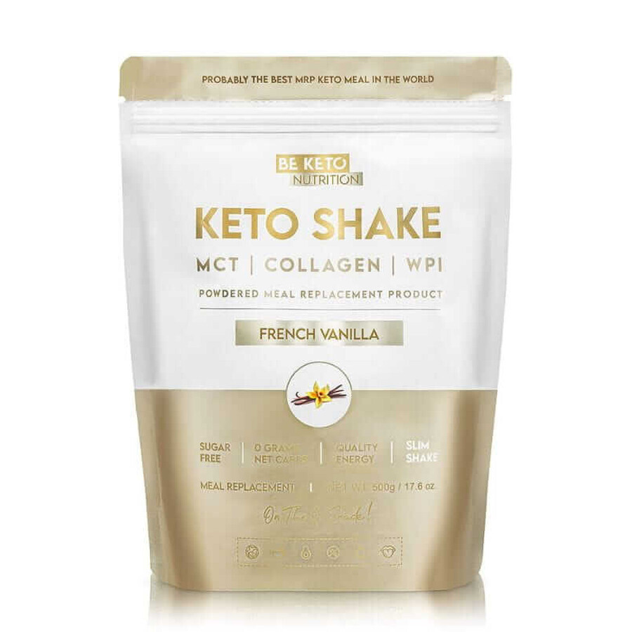 Dieet Keto Shake - Frans Vanille 500g BeKeto