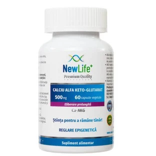 Calcium alpha keto-glutarate, 500 mg, 60 capsules, Newlife+