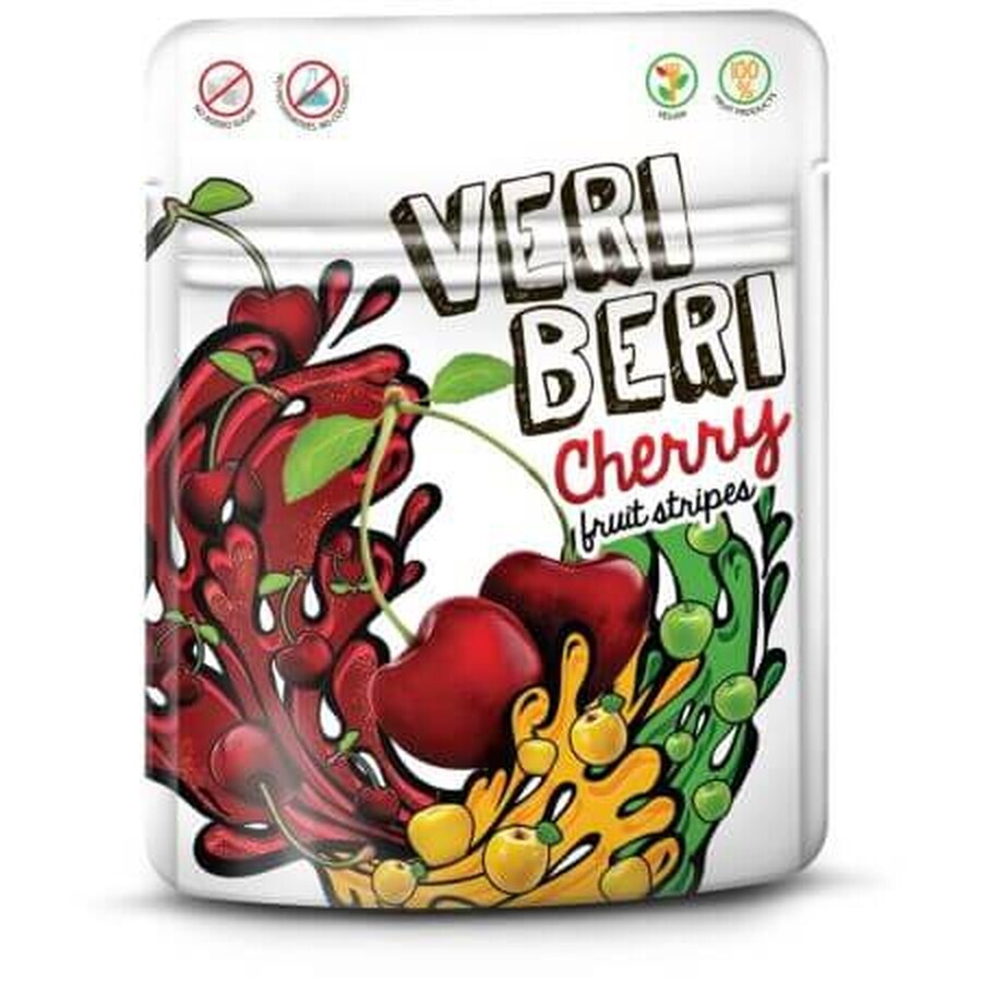 Fruit jellies with cherry flavor, 50 g, Veri Beri Beers