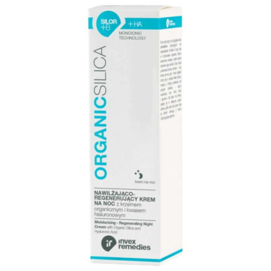 SILOR+B+HA Nachtcreme Silizium und Hyaluronsäure. Hyaluronsäure 30ml Invex Remedies