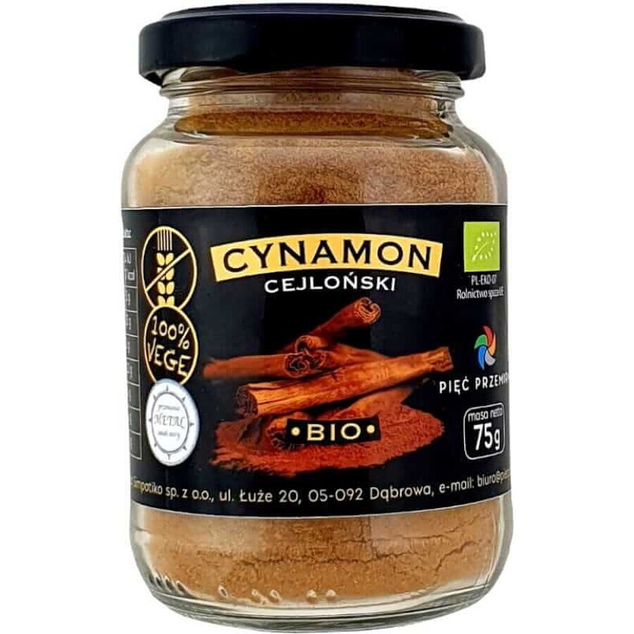 Ceylon cinnamon BIO 75g FIVE CHANGES