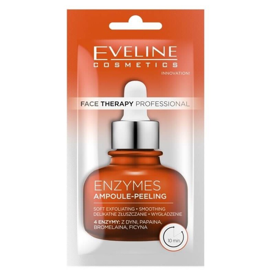 Eveline Cosmetics Face Therapy Professional Ampoule-Peeling Enzymatic gel face scrub, 8 ml