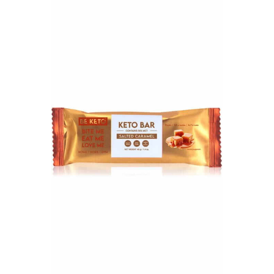 Barretta Keto - Caramello salato al cioccolato 40g BeKeto