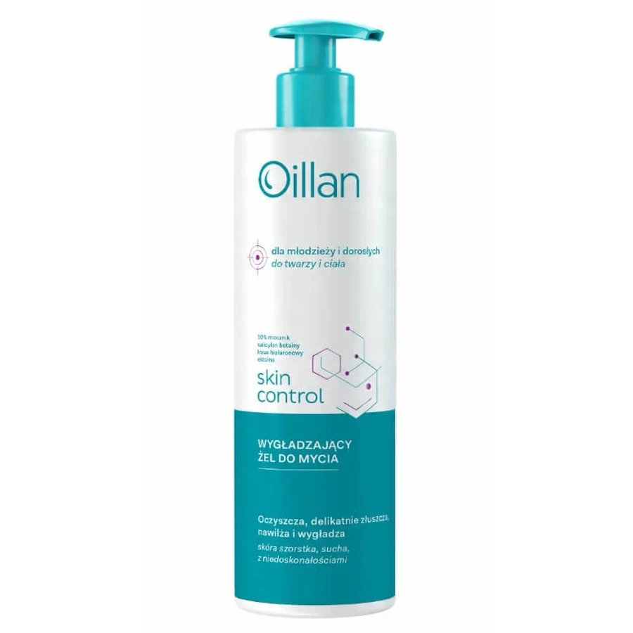 Oillan Skin Control Glättendes Körper- und Gesichtswasser mit 10% Harnstoff, 400 ml