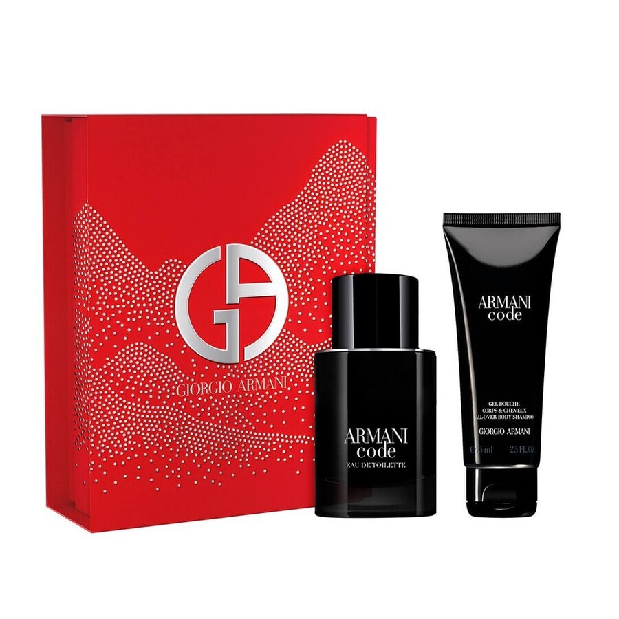 Giorgio Armani Armani Code Pour Homme Set apă de toaletă, 50 ml + gel de duș, 75 ml