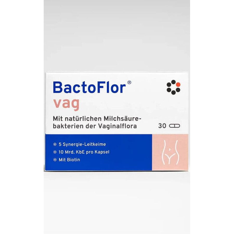 BactoFlor® VAG probioticum + biotine 30 capsules Intercell