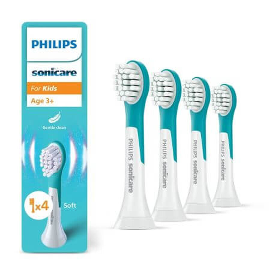 Philips Sonicare elektrische Zahnbürste für Kinder 3+, 4 Stück