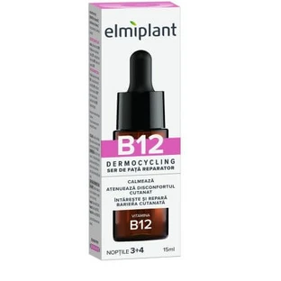 Sérum réparateur pour le visage à la vitamine B12 Dermocycling, 15 ml, Elmiplant