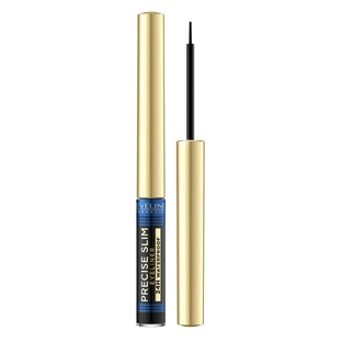Eveline Cosmetics Precise Slim Langhoudende Eyeliner Vinyl Zwart, 2 ml