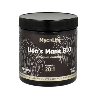 Lion's Mane - coneflower - BIO extract 20:1 100g MYCOLIFE