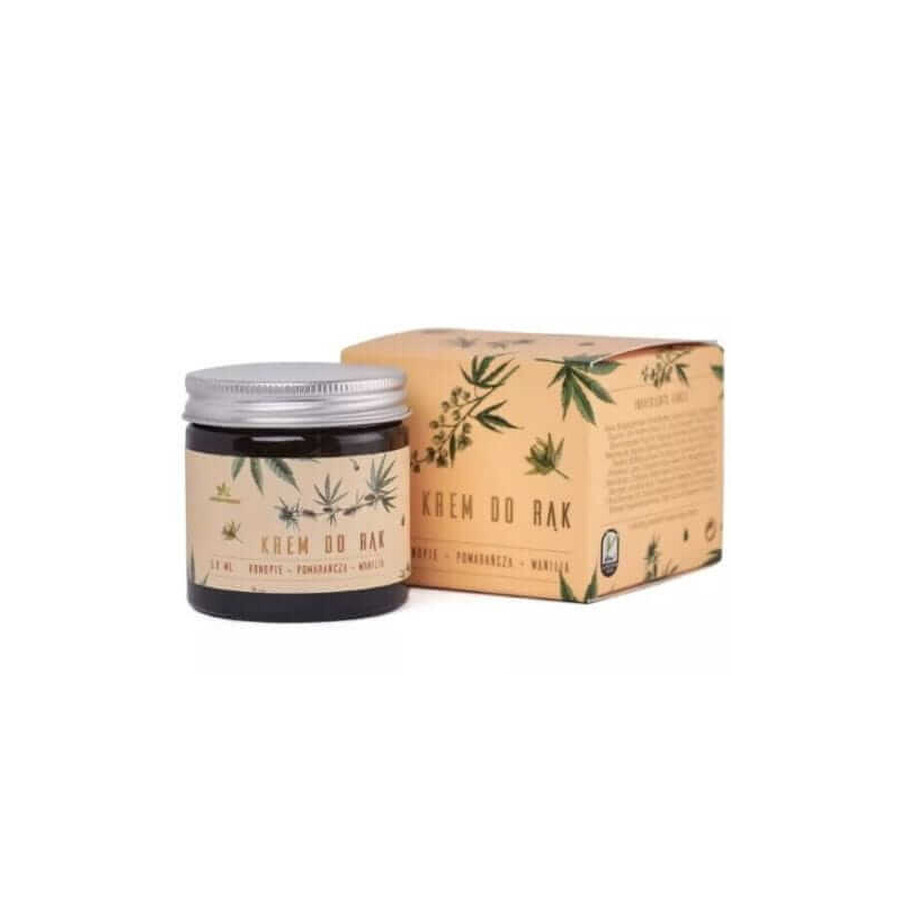 HempKing hemp hand cream, orange and vanilla 50ml