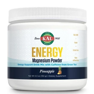 Energy Magnesium Powder Pineapple, 153 g, Kal