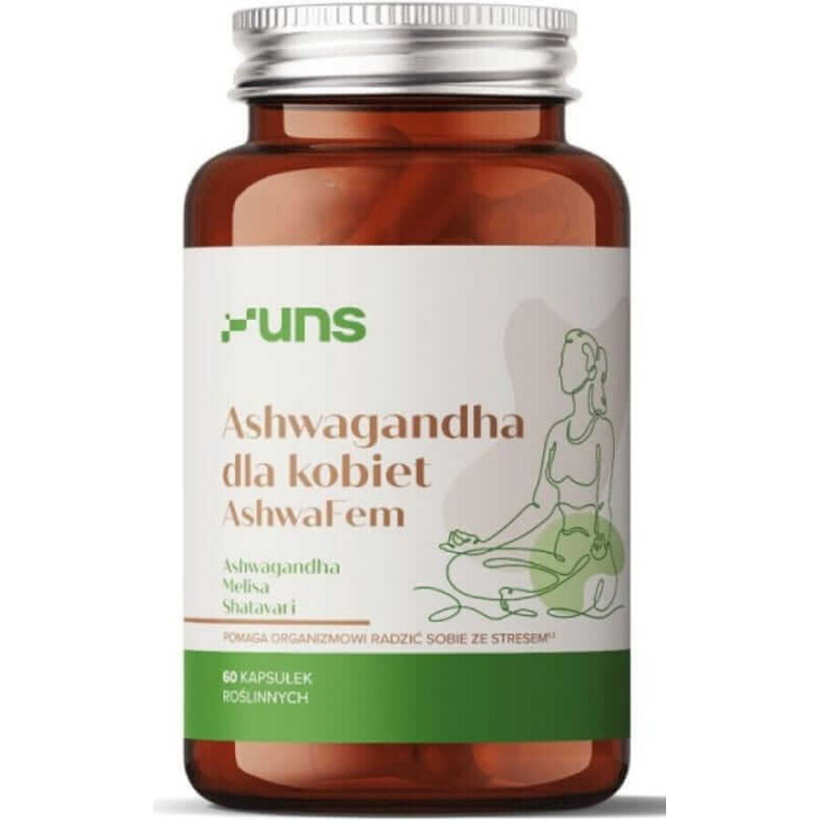 Ashwagandha voor vrouwen AshwaFem 60 capsules UNS