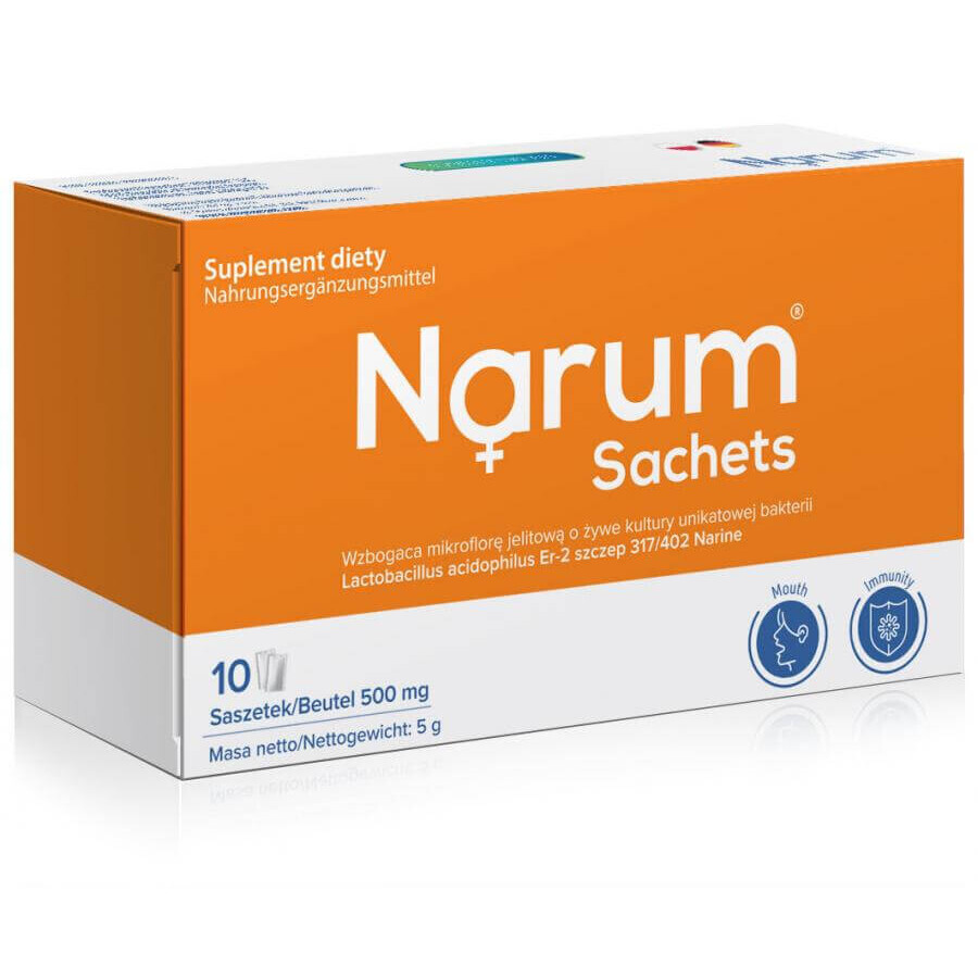 Narum in sachets 500 mg | 10 sachets