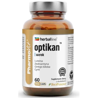 Pharmovit Herballine Optikan Sicht 60 Kapseln