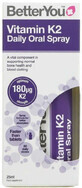 BetterYou Vitamine K2 Spray ( 180 &#181;g vitamine K2 ) 25ml