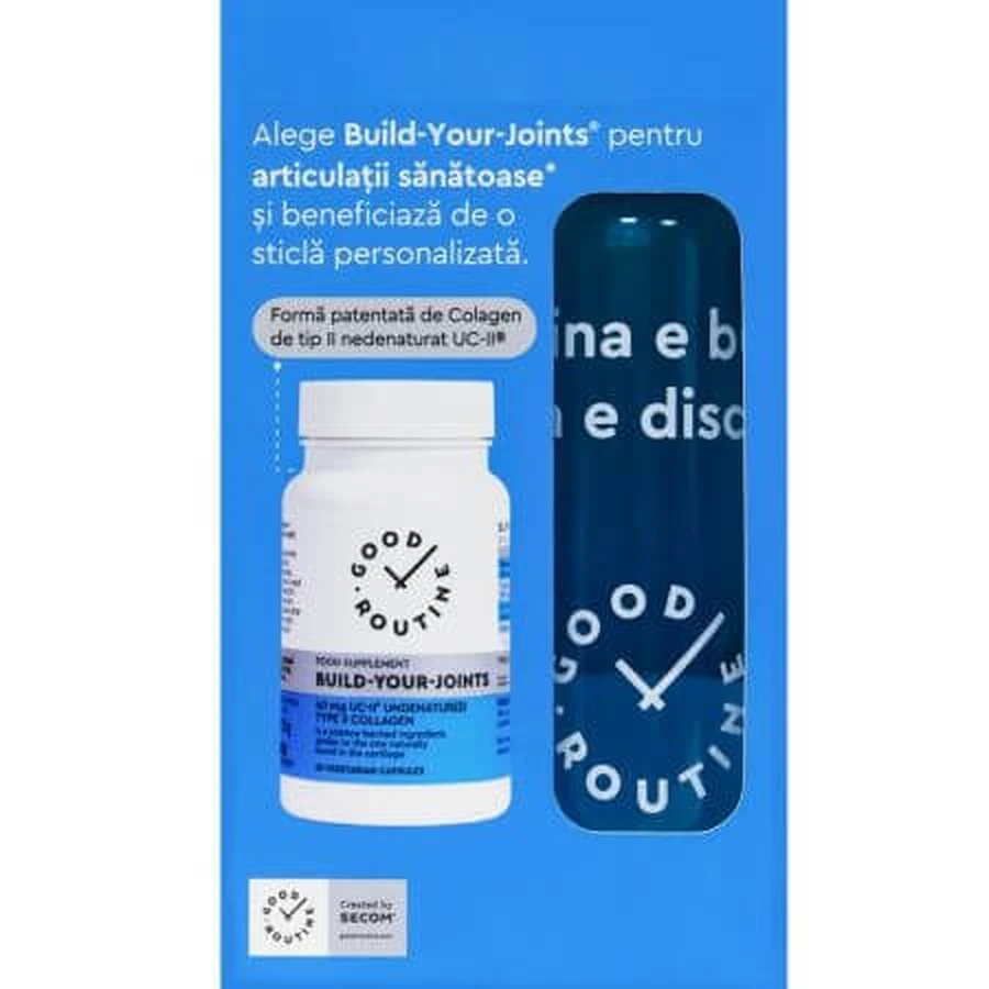 Bouw je Gewrichten pakket 30 capsules + fles, Goede Routine