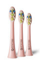 Oromed ORO-SONIC NEXT pink sonic toothbrush tips, 3 pieces.