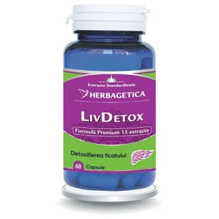 Livdetox, 60 cápsulas, Herbagetica