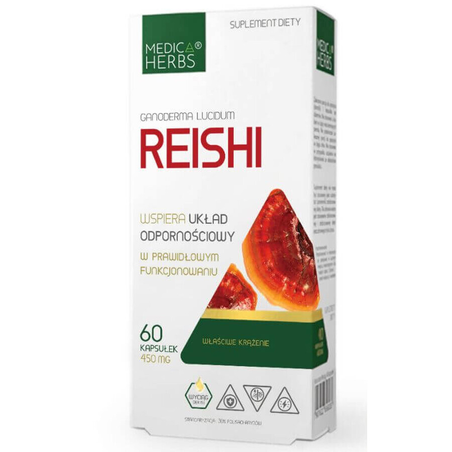 Reishi 450 mg 60 capsule MEDICA HERBS
