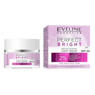 Eveline Cosmetics Perfect Bright Verhelderende Lichte Dagcrème SPF20, 50 ml