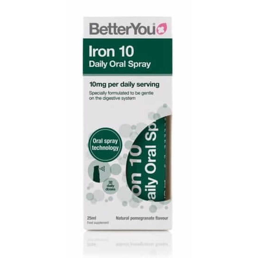 BetterYou Eisen 10 mg Eisen-Spray 25 ml