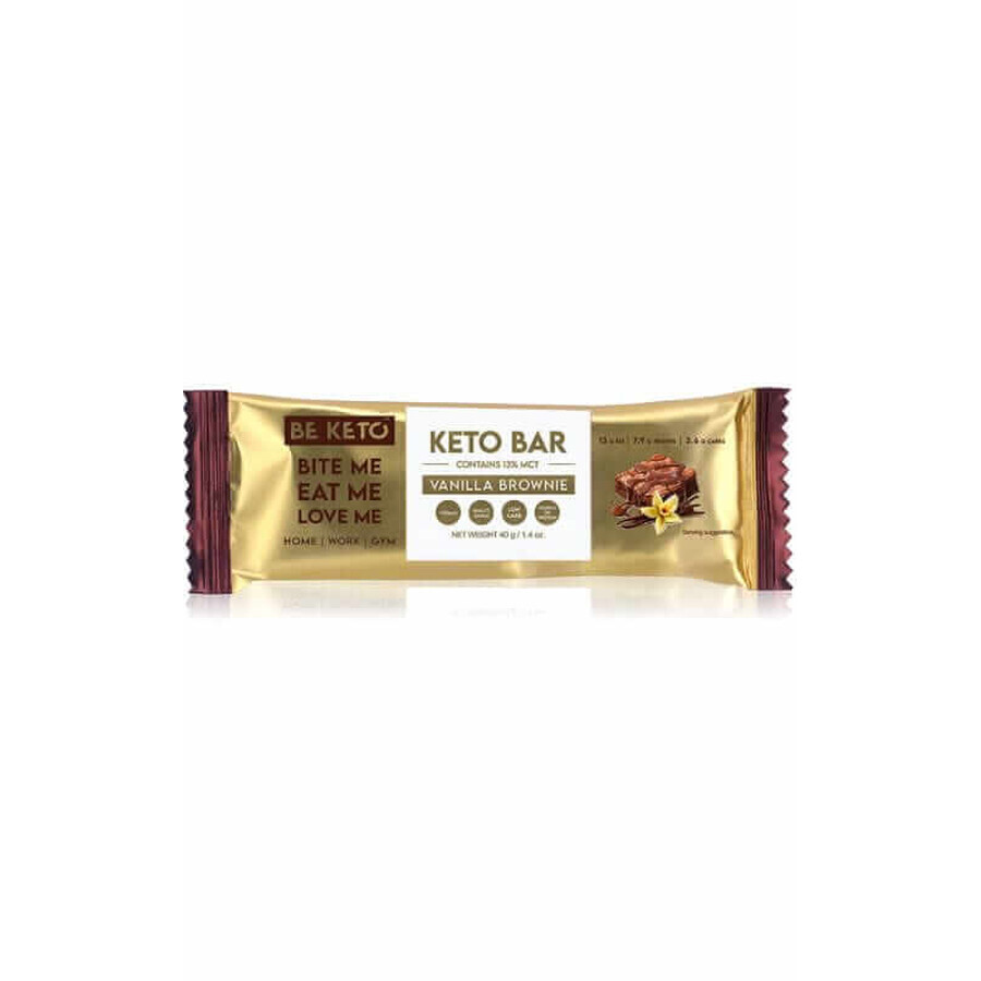 Keto Reep - Vanille Brownie 40g BeKeto