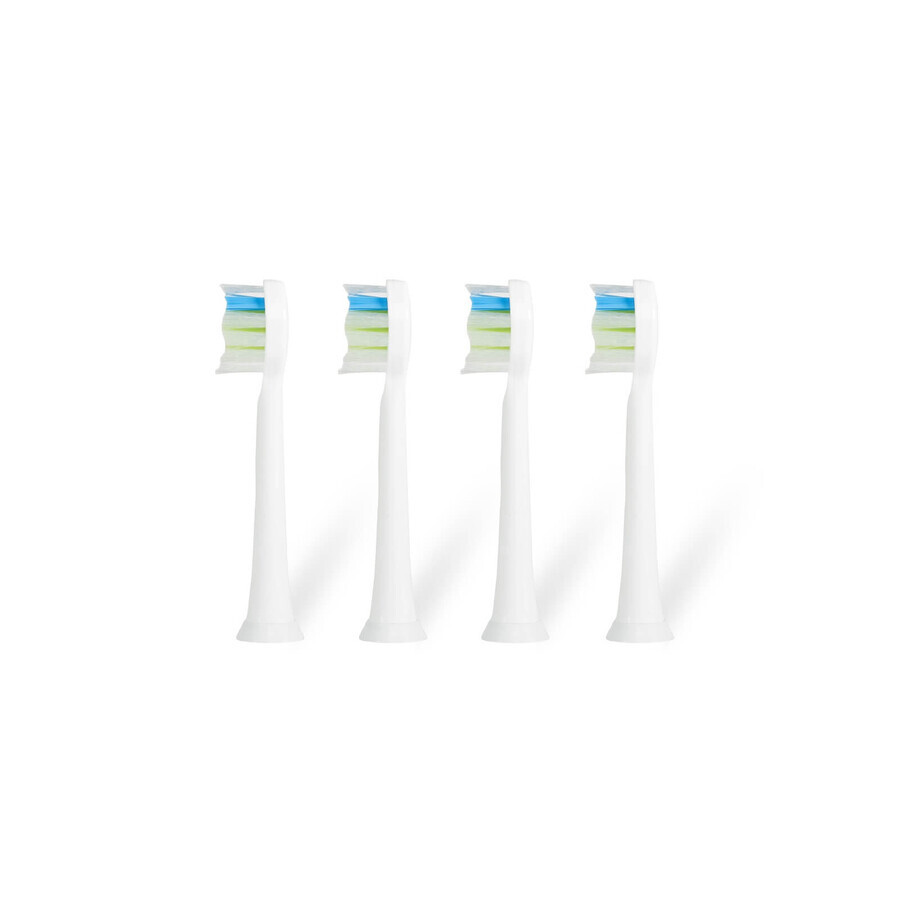 Oromed ORO-SONIC PROFESSIONAL white sonic toothbrush tips, 4 pieces.
