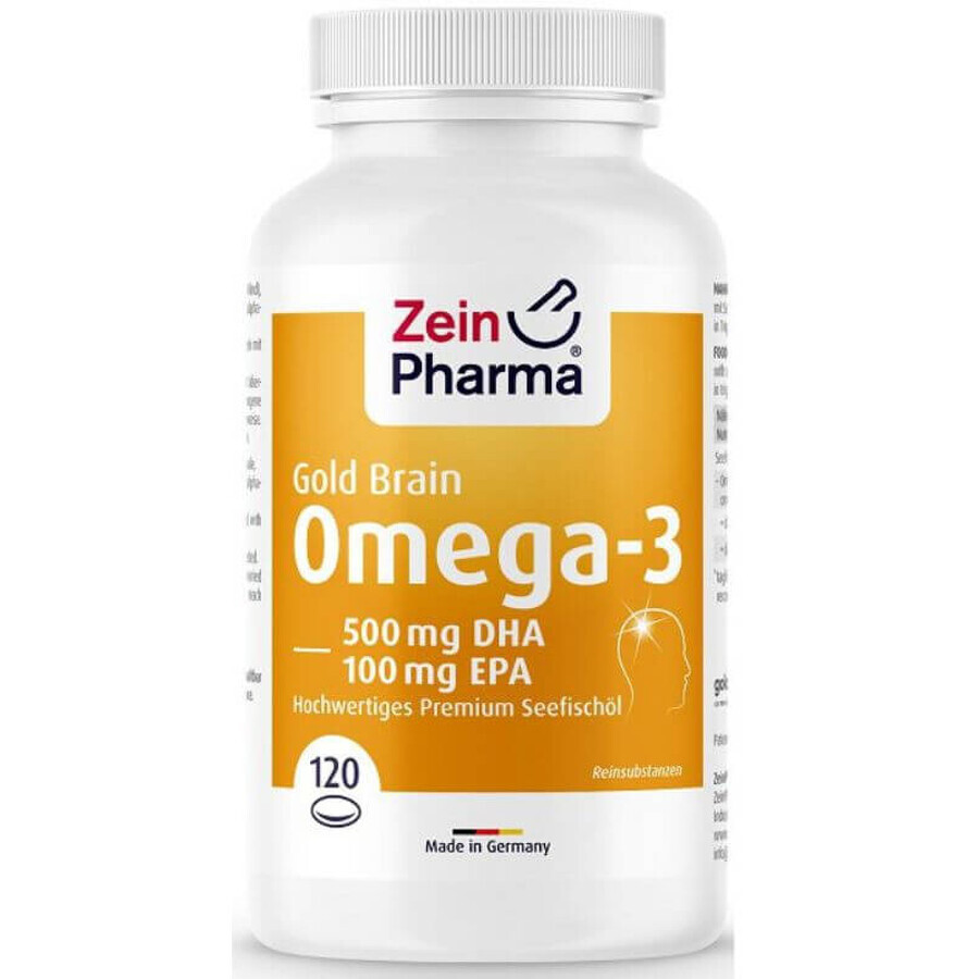 Omega-3 Gold - Brain Edition 120 sofgels Zein Pharma