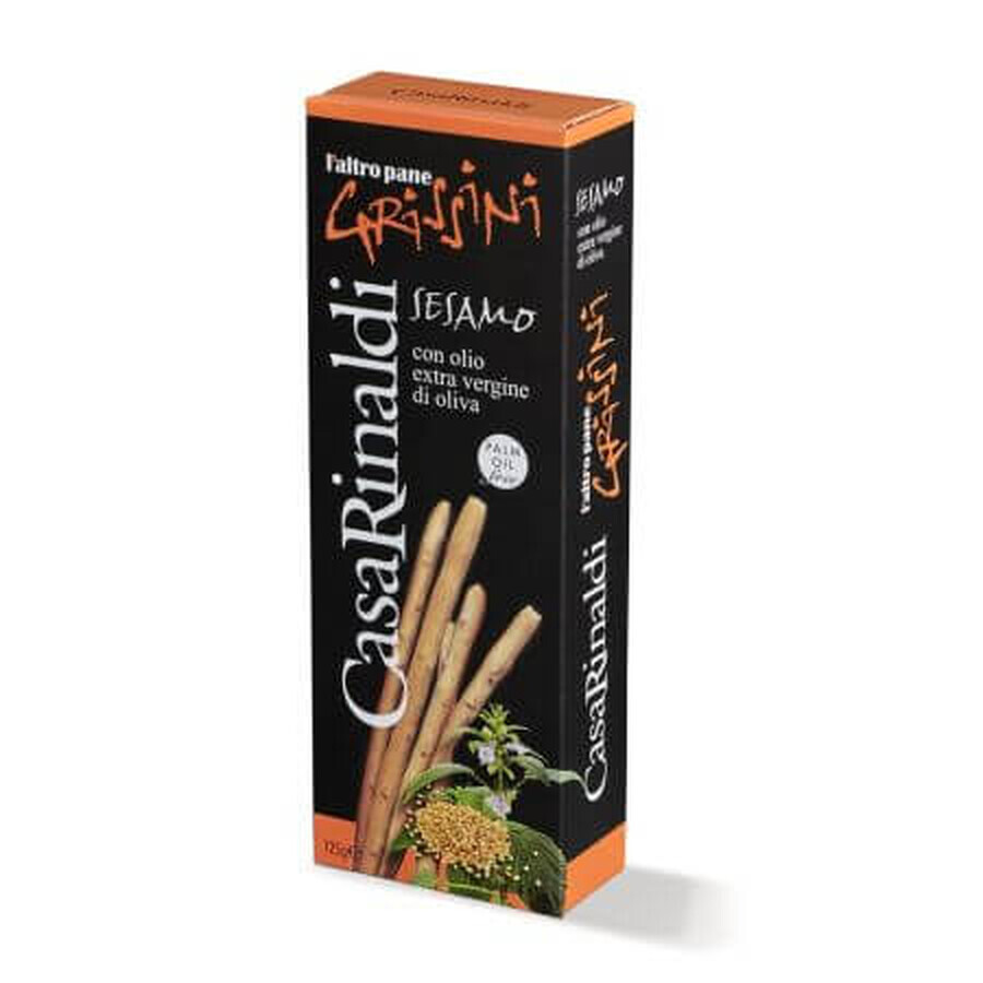 Grisines con sésamo, 125 g, Casa Rinaldi