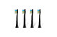 Oromed ORO-SONIC PROFESSIONAL black sonic toothbrush tips, 4 pieces.