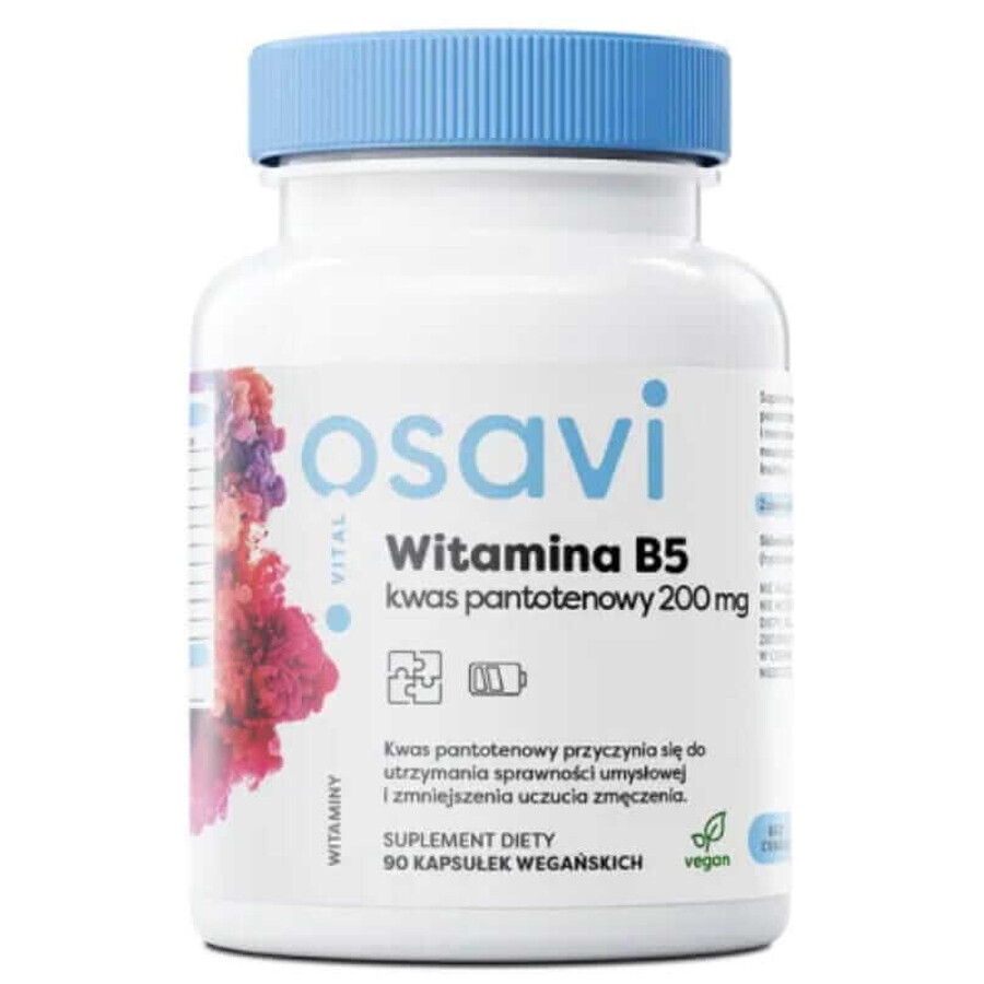 Osavi Vitamina B5 Acid pantotenic 90 capsule