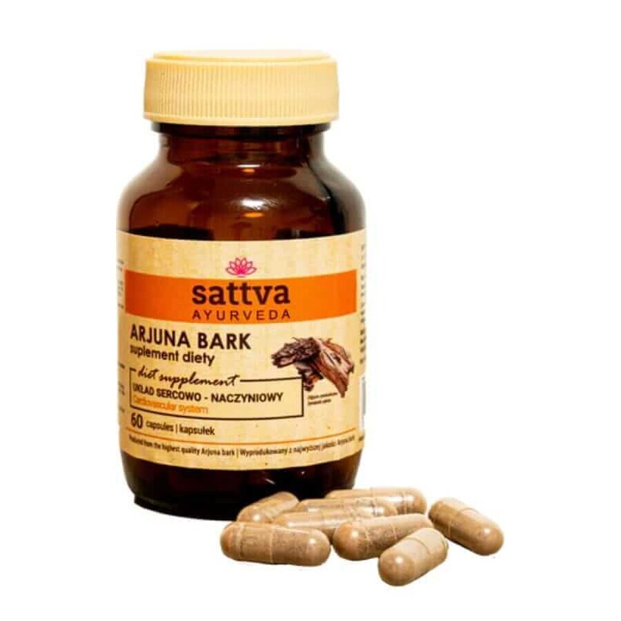 Corteza de Arjuna 60 cápsulas Sattva Ayurveda